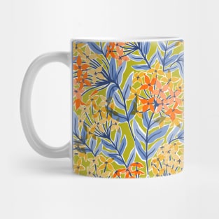 Colorful Green Hydrangea Mug